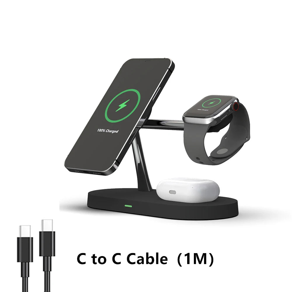 The Ultimate 3-in-1 Apple Device Charging Station