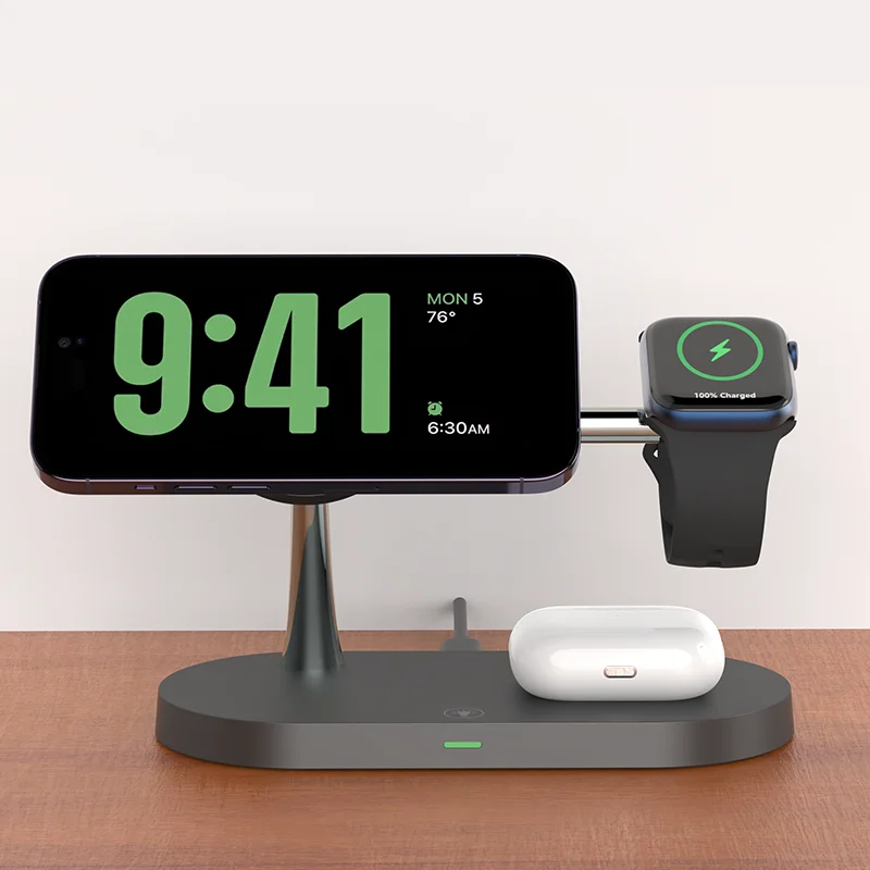 The Ultimate 3-in-1 Apple Device Charging Station