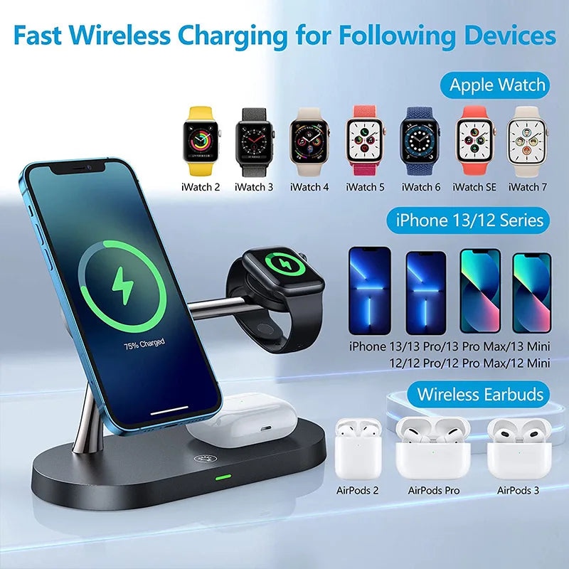 The Ultimate 3-in-1 Apple Device Charging Station