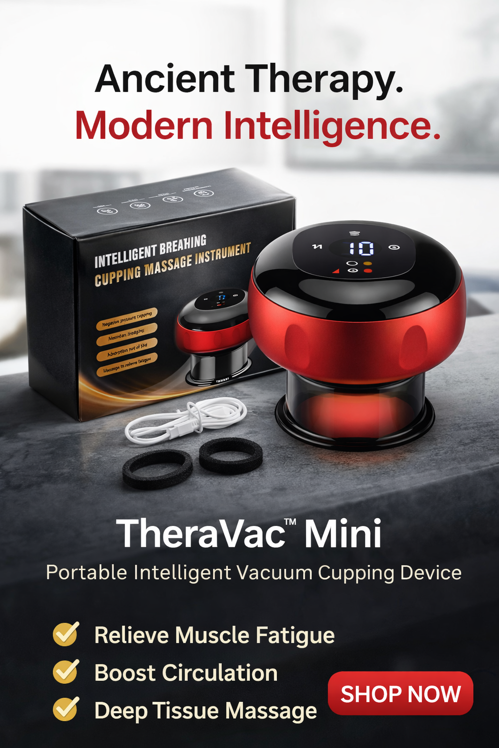 TheraVac Mini-Ancient Therapy. Modern Intelligence