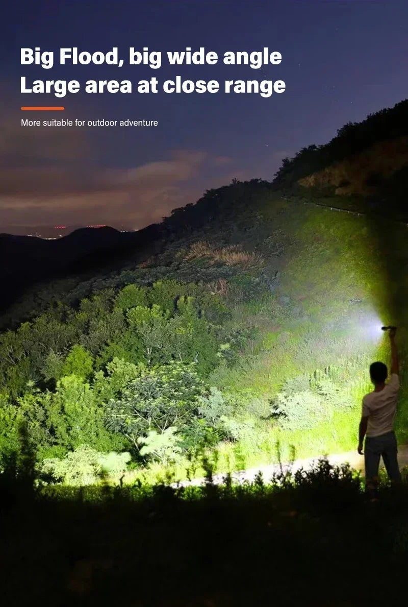 9900LM LED Rechargeable Flashlight