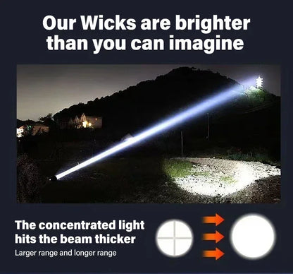 9900LM LED Rechargeable Flashlight