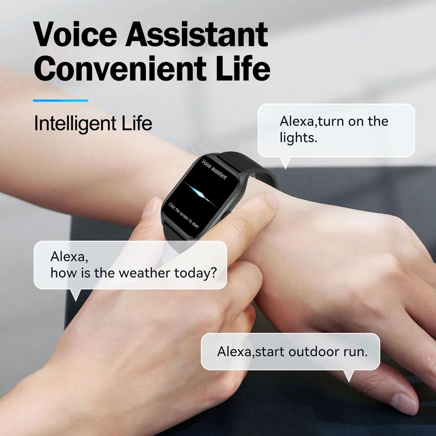 AI Voice Assistant Smart Watch